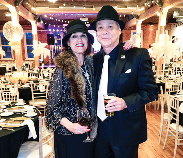 Attendees at the Stillwater Chamber Gala pose for a photo.