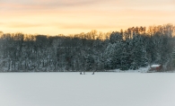 Ice Fishing on Perch Lake
