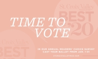A graphic announcing the 2020 Best of St. Croix Valley Magazine readers' choice survey