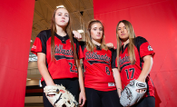 Members of the Stillwater Area High School softball team