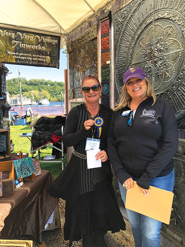 Attendees at the Rivertown Fall Art Festival 2019