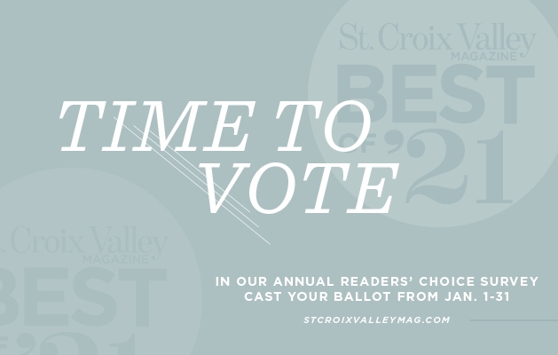 A graphic announcing the Best of St. Croix Valley 2021 contest.