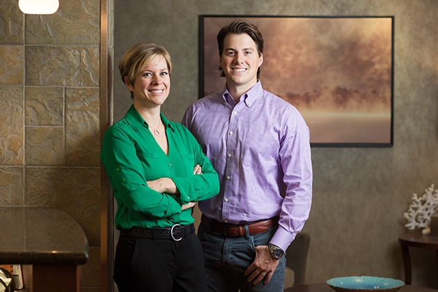 Dr. Sarah Carlson and Dr. Michael Rohlf of Carlson Dental Group