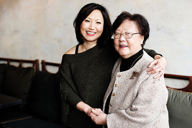 Ann Kim James Beard Award-winning chef Ann Kim of Young Joni embraces her mother.
