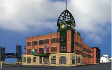 A rendering of the Water Street Inn renovations