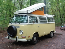 A camper van at Wild River State Park