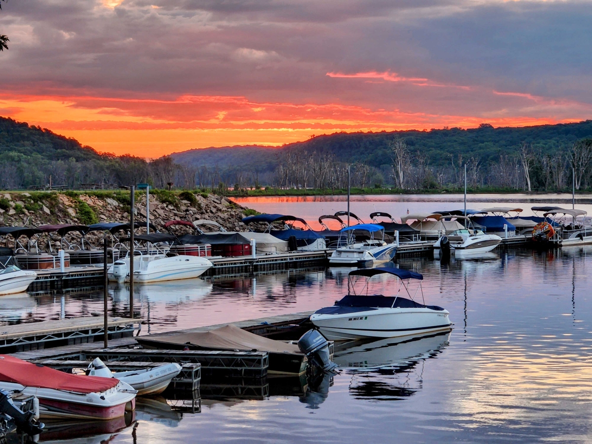 Sunrise on the St Croix 