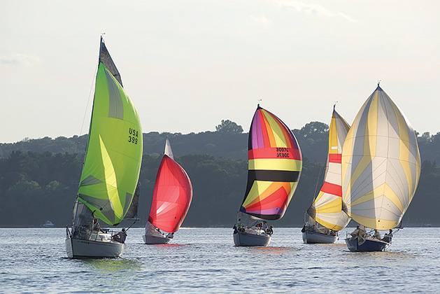 Sailboats on the St. Croix River