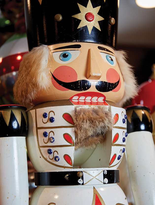 One of the nutcrackers at Lake Elmo Inn