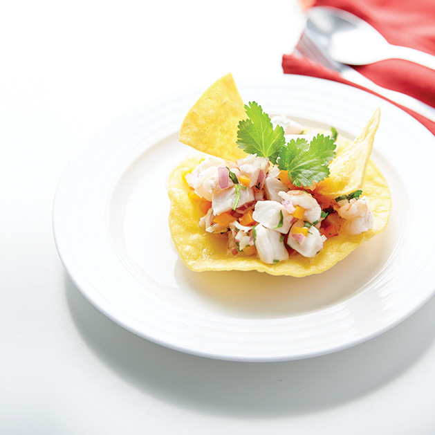 Shrimp & fish ceviche from The Global Chef